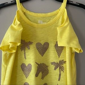 Cold Shoulders Top for Girls/Size Medium